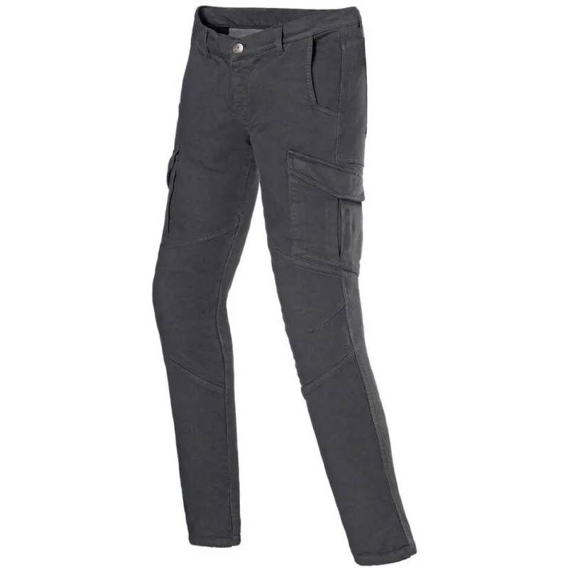 Clover CARGO PRO Anthracite Fabric Motorcycle Pants Compra Online