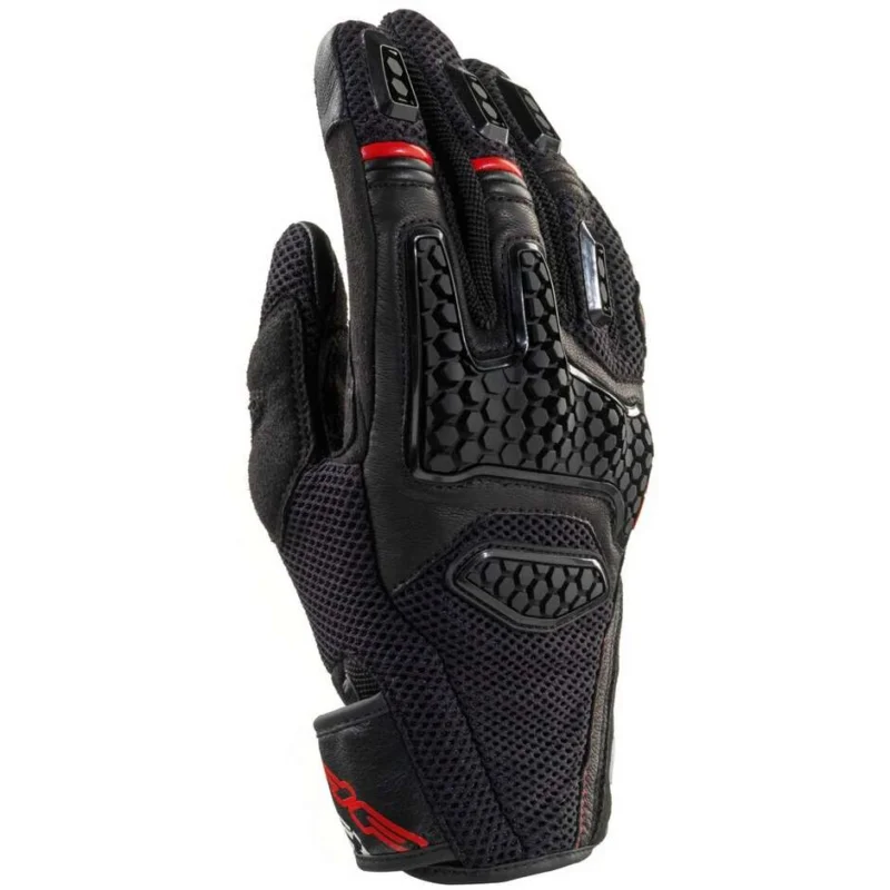 Spedizione Gratuita Clover GTS-3 Summer Motorcycle Gloves Black