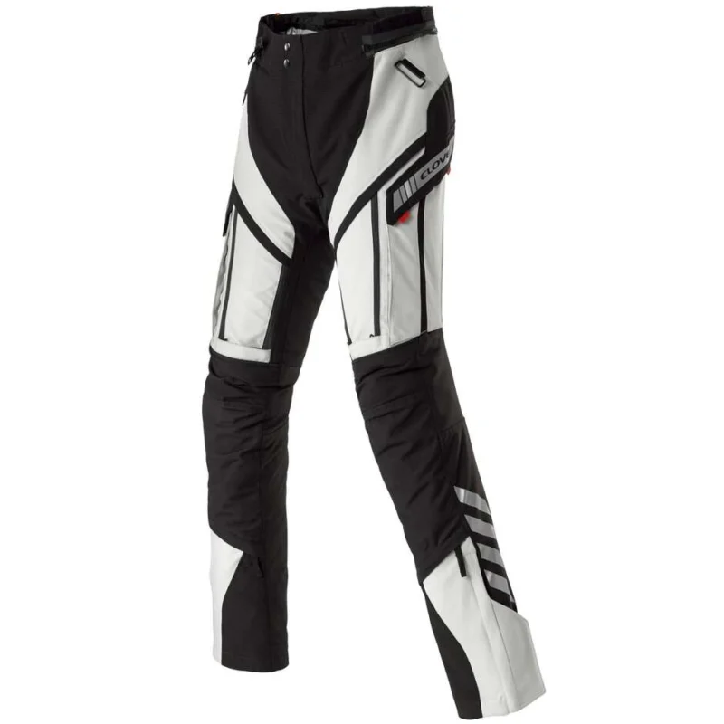 Promozione Clover GTS 5 WP LADY Women's Fabric Motorcycle Pants Black Grey