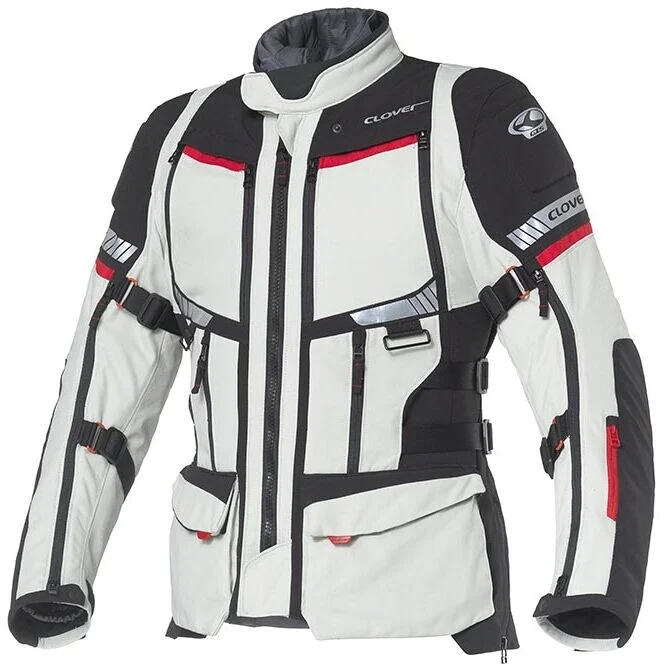 Prezzo Di Fabbrica Clover GTS 5 WP LADY Women's Motorcycle Jacket Black Grey