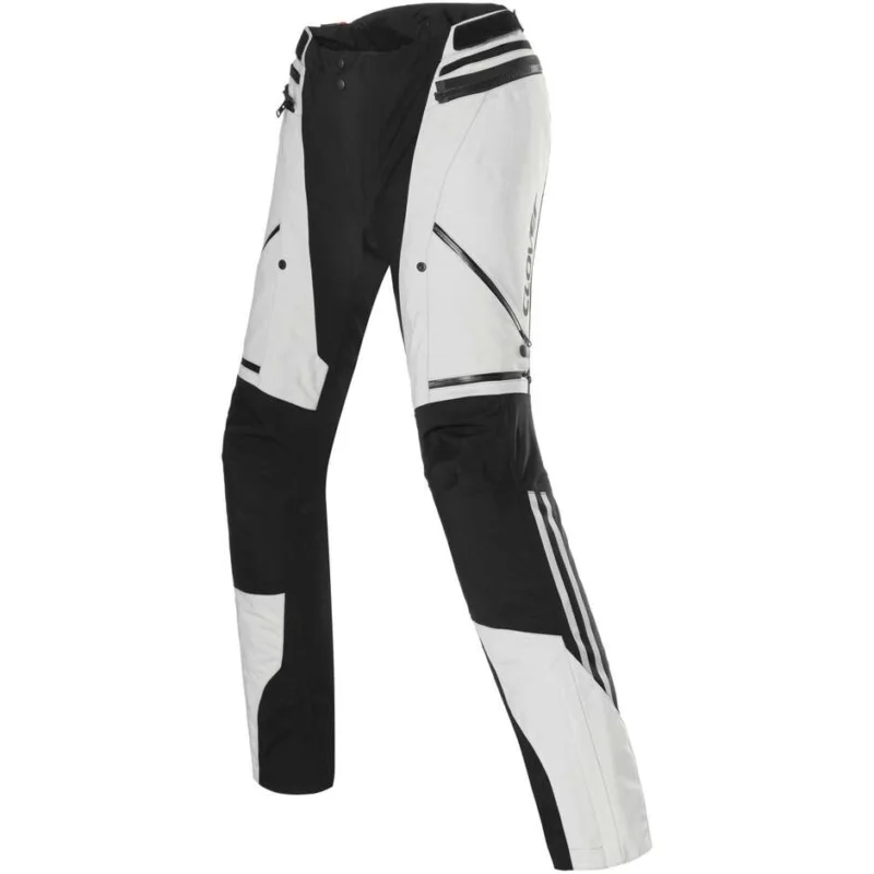 Clover LAMINATOR 2 LADY WP Women's Fabric Motorcycle Pants Black Grey Super Prezzo