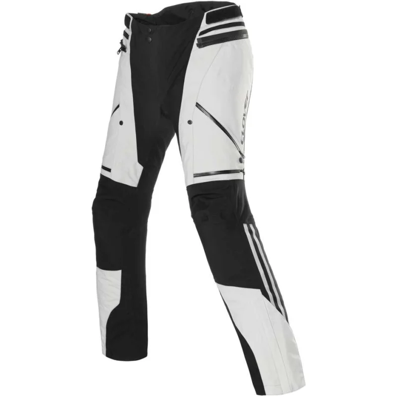 Economico Clover LAMINATOR 2 WP Fabric Motorcycle Pants Black Grey