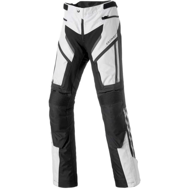 Clover LIGHT PRO 3 LADY WP Women's Fabric Motorcycle Pants Black Grey Professionale