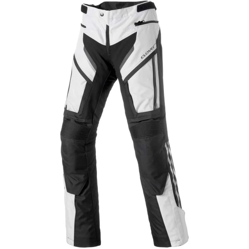Offerta Limitata Clover LIGHT PRO 3 WP Fabric Motorcycle Pants Black Grey