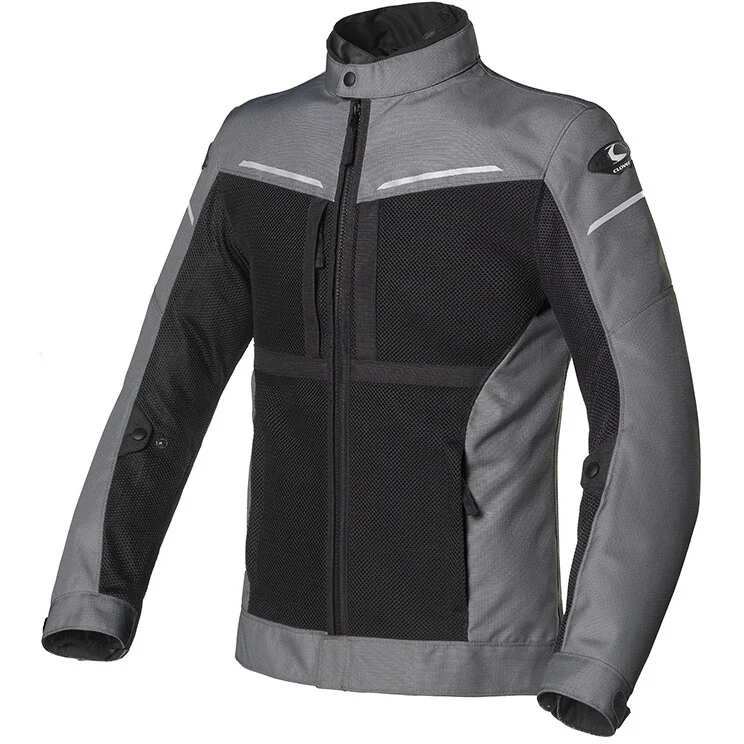 Clover NETSTYLE 2 MESH Perforated Motorcycle Jacket Black Grey Sconto