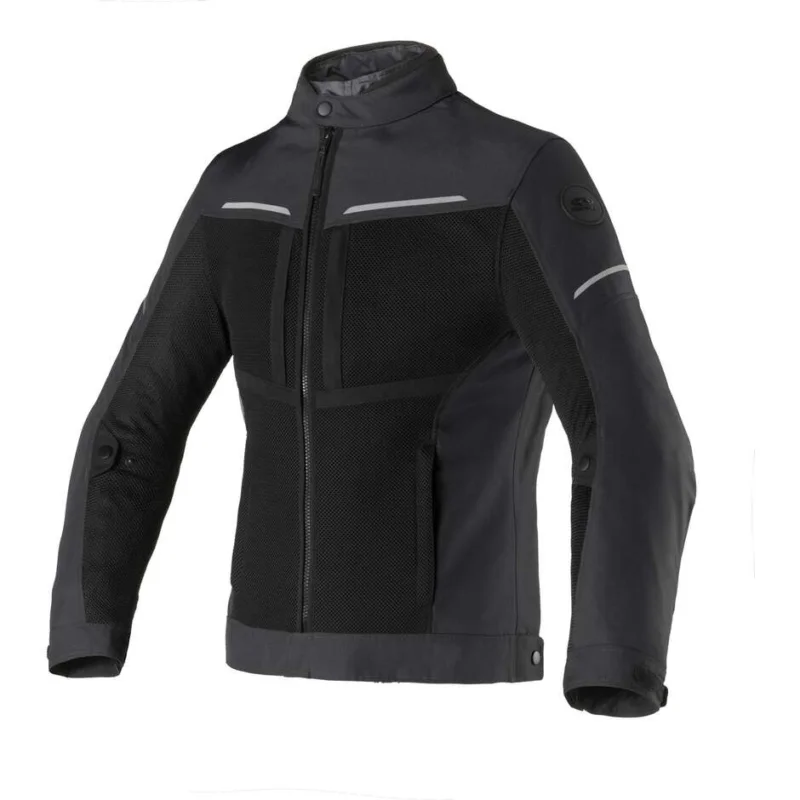 Popolare Clover NETSTYLE 3 WP Perforated Motorcycle Jacket Black