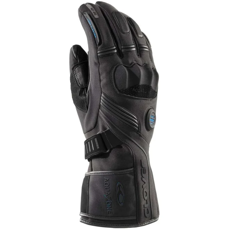 Consegna Rapida Clover POLAR-2 WP Heated Motorcycle Gloves Black