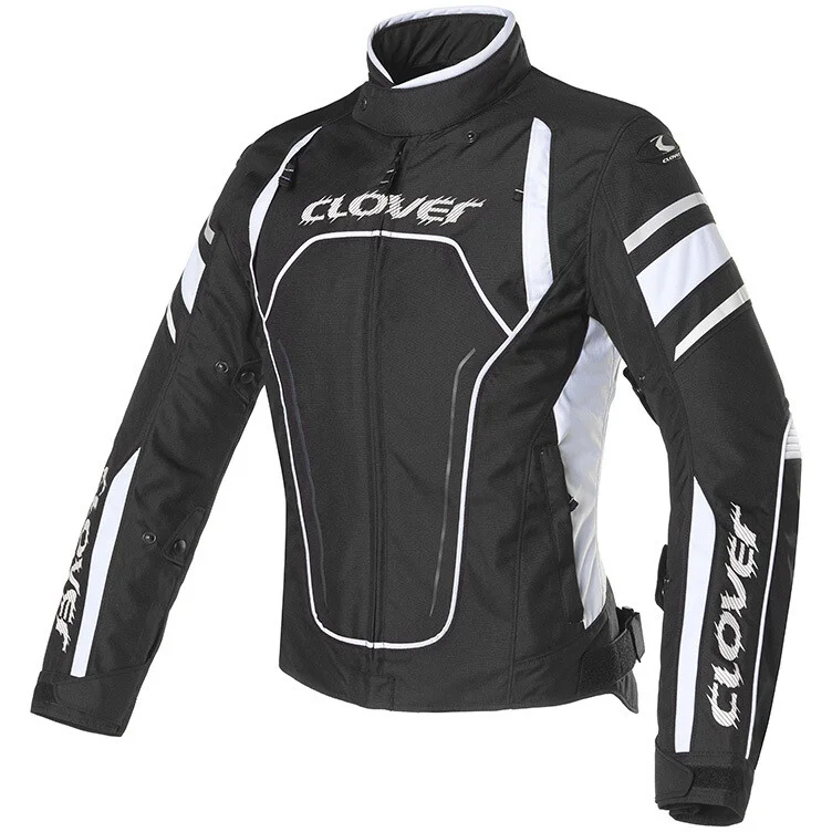 Nuova Collezione Clover RAINBLADE 2 WP Motorcycle Jacket Black White