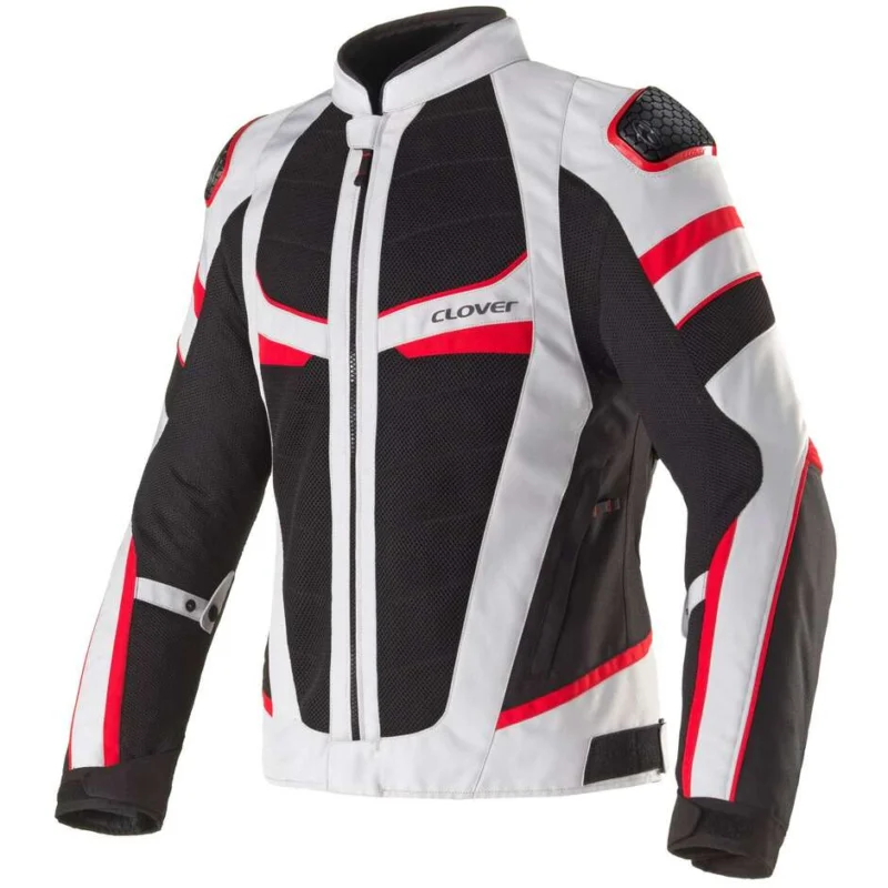Bestseller Clover RAINJET 3 WP Motorcycle Jacket Red Black White