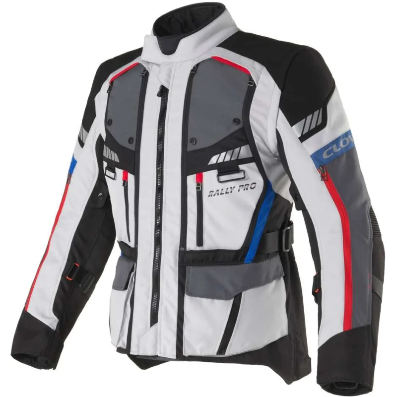 Clover RALLY PRO WP Motorcycle Jacket Black Grey Blue Red Ordina Subito
