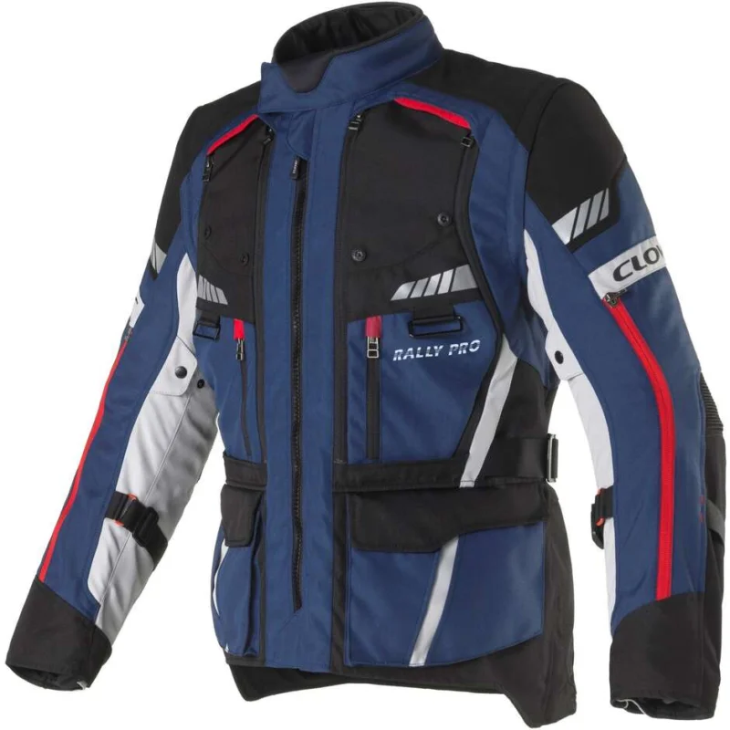 Novità Clover RALLY PRO WP Motorcycle Jacket Navy Black