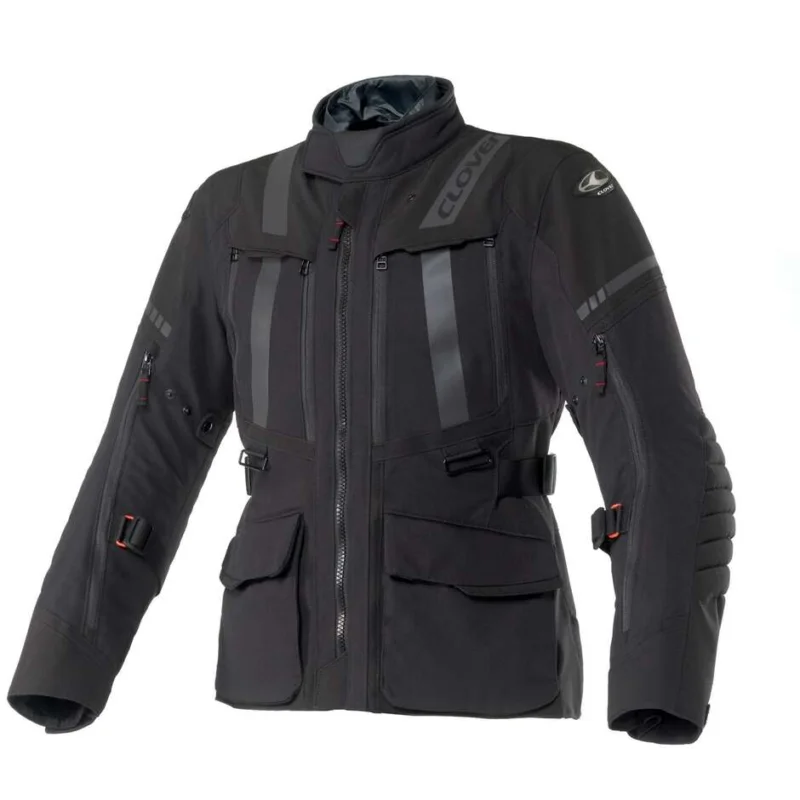 Clover SAVANA 4 WP Motorcycle Jacket Black Promo Stagionale