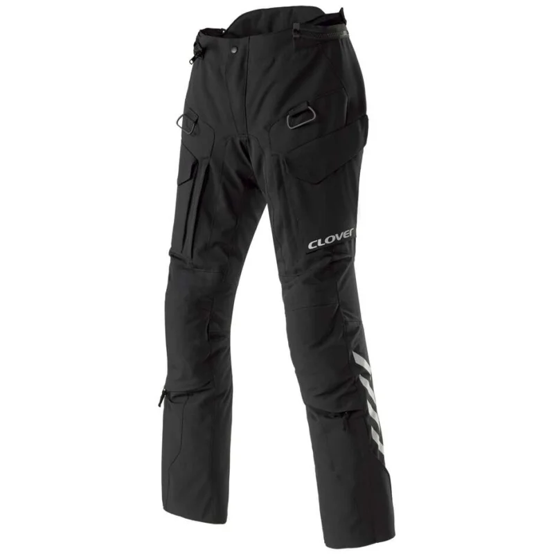 Prezzo Scontato Clover SCOUT-4 WP LADY SHORT Women's Fabric Motorcycle Pants Shortened Black