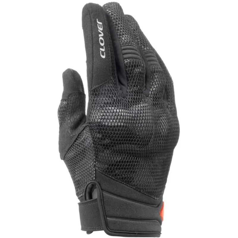 Economico Clover STORM LADY Women's Summer Motorcycle Gloves Black Grey