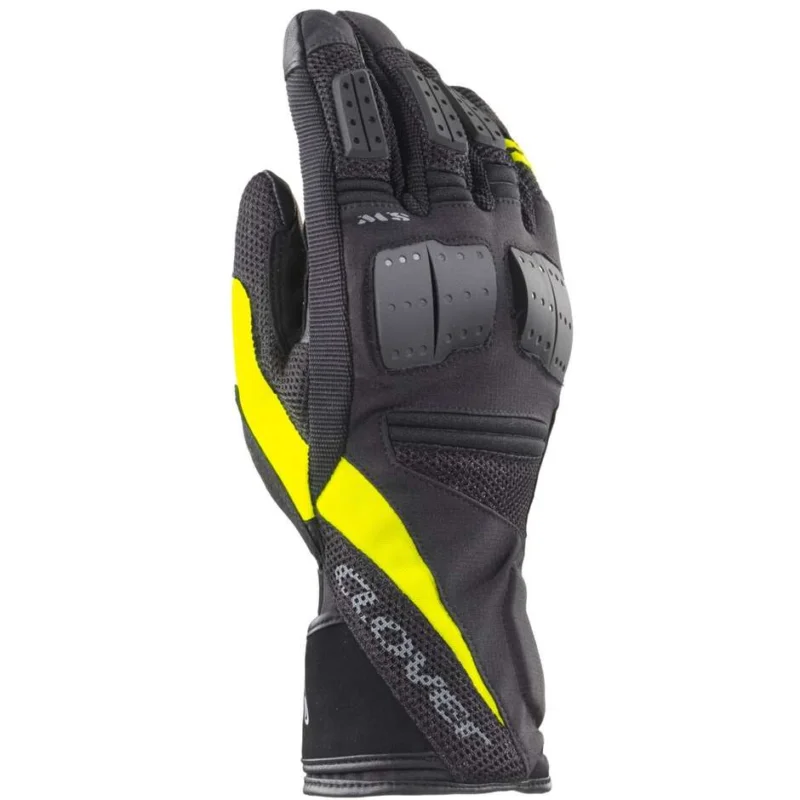Clover SW-2 WP Waterproof Motorcycle Gloves Black Yellow Sconto