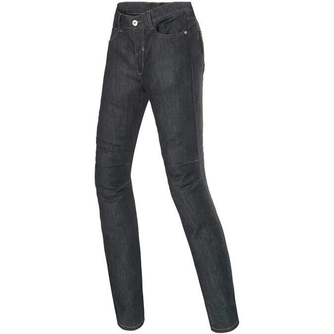 Ultime Pezzi Clover SYS 5 LADY DENIM Women's Motorcycle Jeans blue