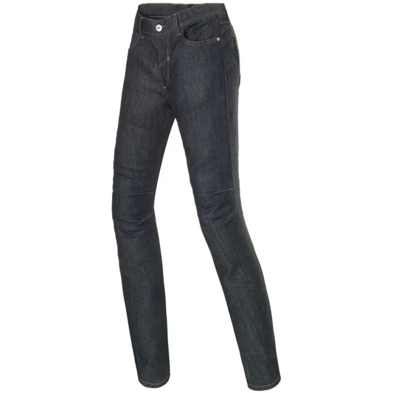 Clover SYS LIGHT LADY Resinated Blue Women's Motorcycle Jeans Pants Economico