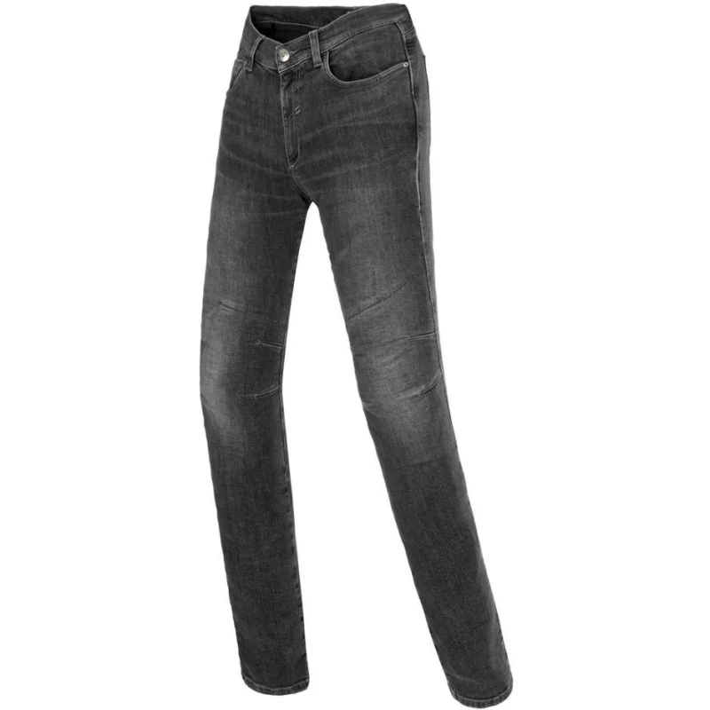 Clover SYS LIGHT LADY Women's Motorcycle Jeans Pants Black Soddisfatti O Rimborsati