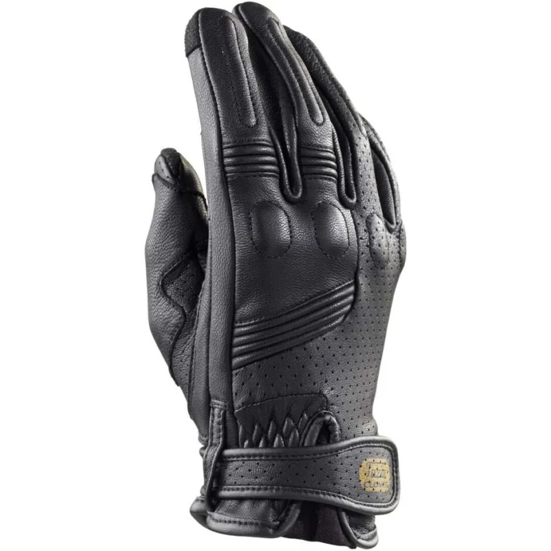 Compra Online Clover TAZIO R Black Leather Motorcycle Gloves