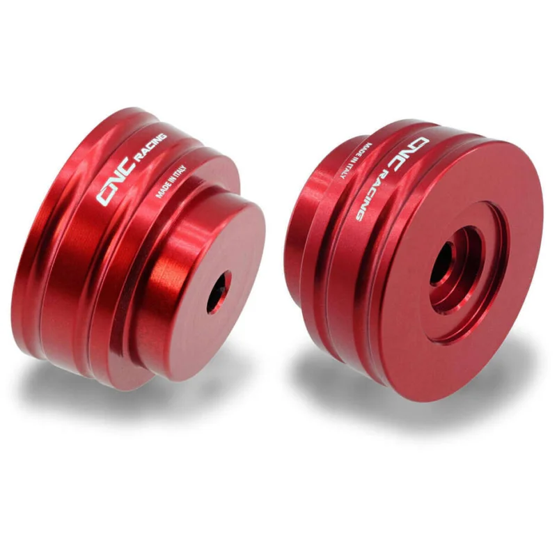 CM240 Ducati Hypermotard 698 Mono CNC Racing Red Handlebar End Weights Ultime Pezzi