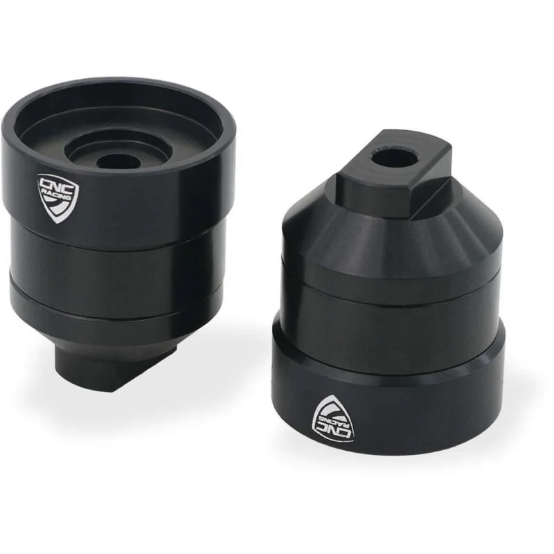 CM243 Handlebar End Weights Moto Guzzi V85 TT CNC Racing Black Pagamento Sicuro