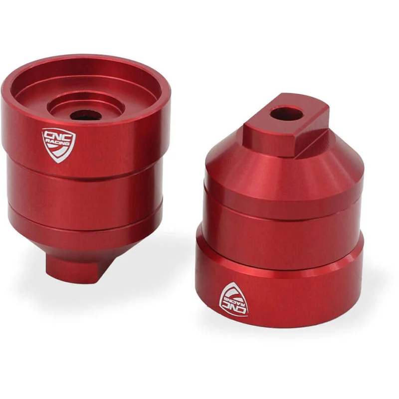Sconto CM243 Handlebar End Weights Moto Guzzi V85 TT CNC Racing Red