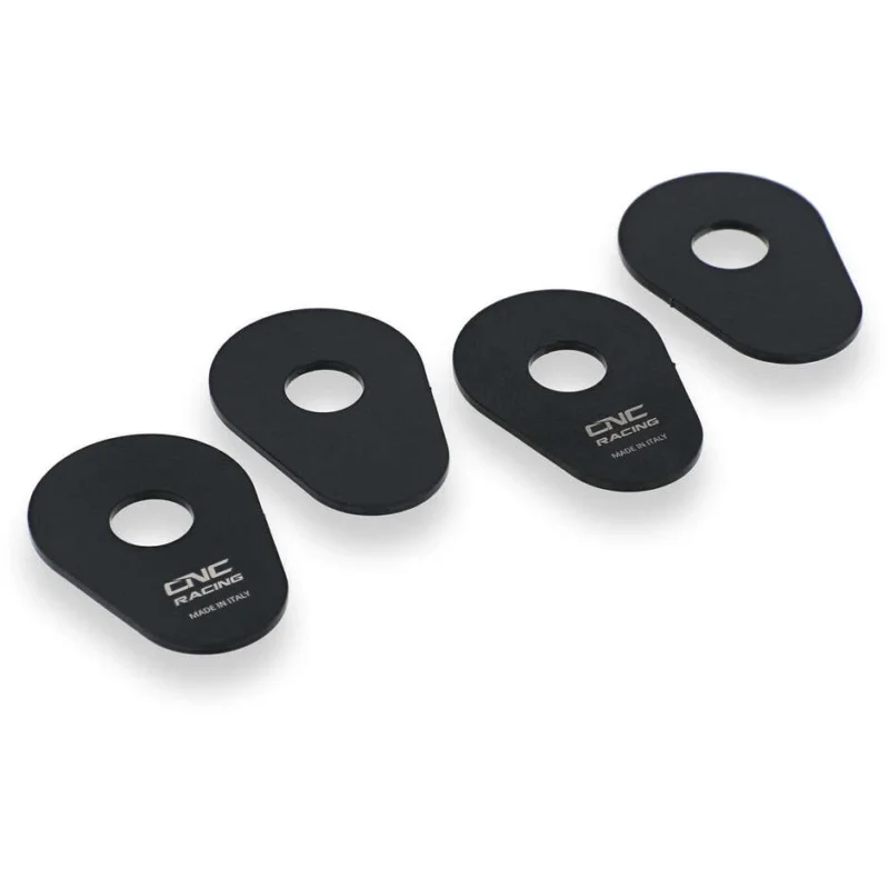 Più Venduto CNC Racing IDA02 Black Turn Signal Adapter Plates