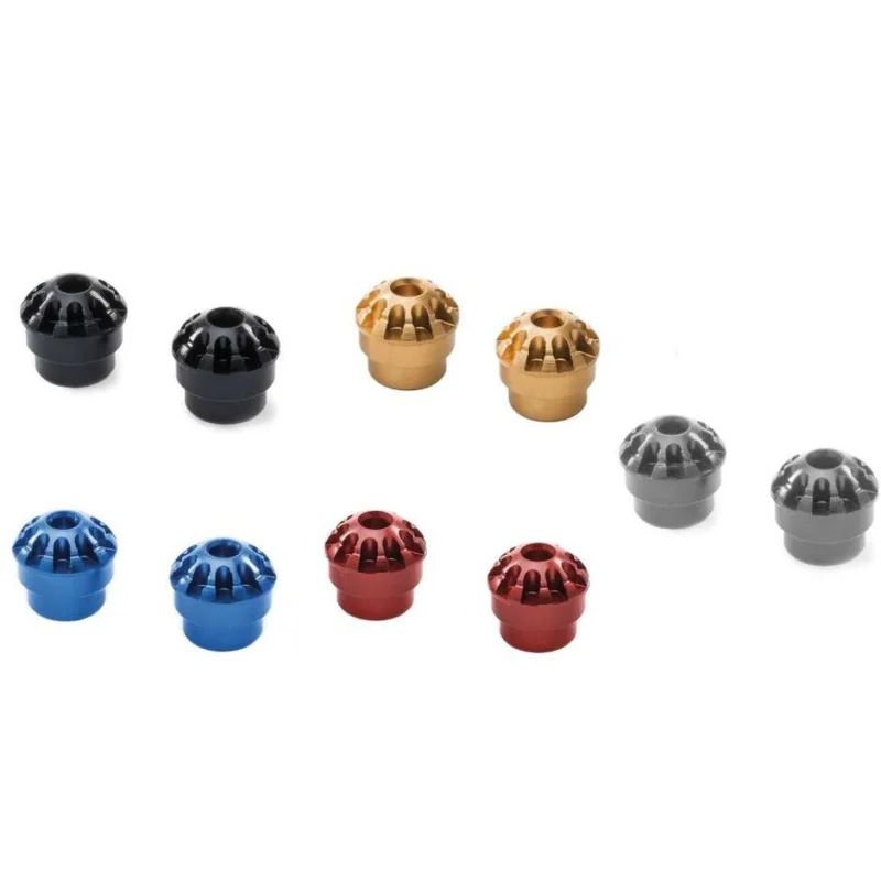 Super Prezzo CNC Racing PCP01 "Grip" Footrest Caps Blue