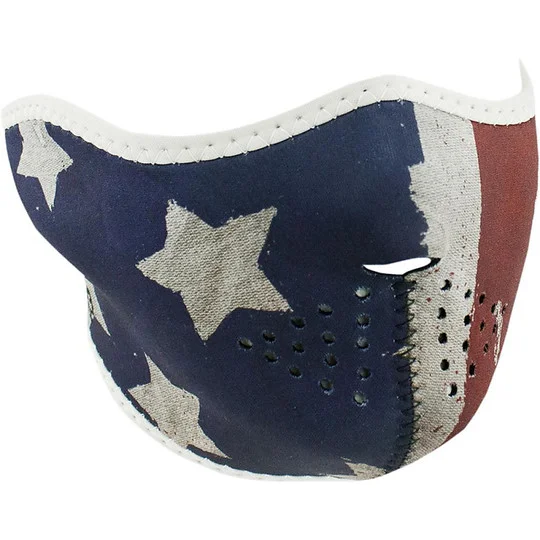 Ultime Pezzi Collar Motorcycle Mask Zanheadgear Half Face Mask Patriot