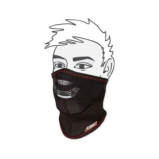 Collar Windproof Mask American-Pro Moto COVER Black Professionale