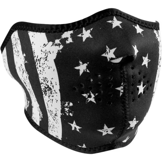 Collar Zanheadgear Motorcycle Mask Half Face Mask Black Flag Scelto Dai Clienti
