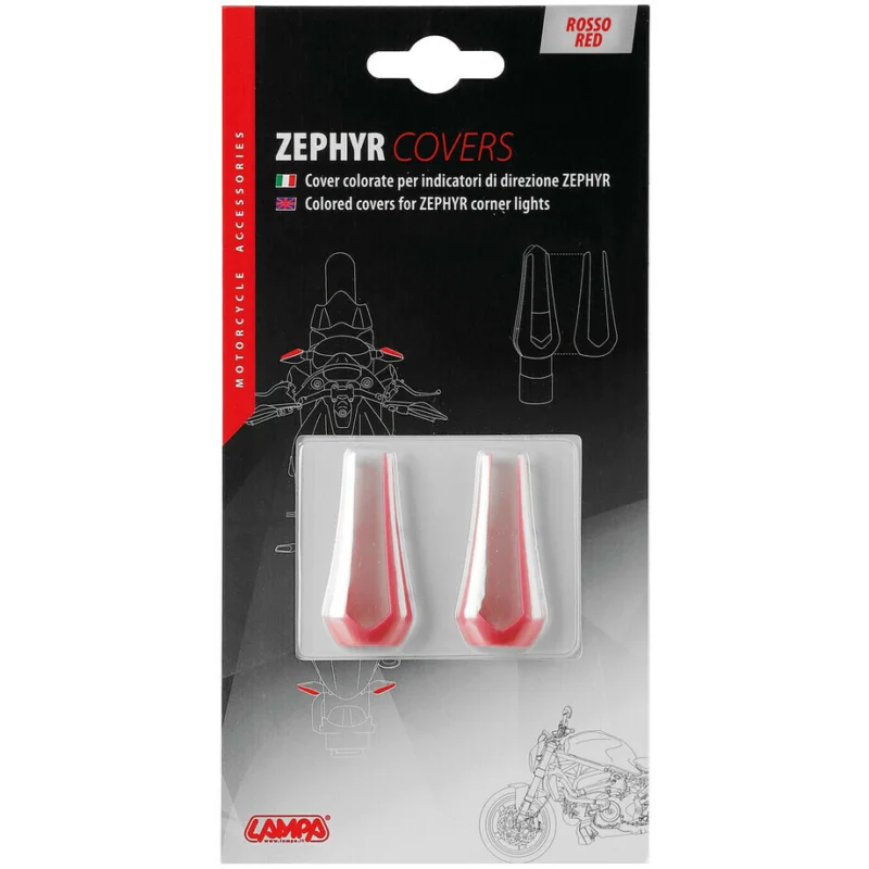 Colored Cover for Lampa Arrows Model Zephyr Red Direttamente Dal Produttore