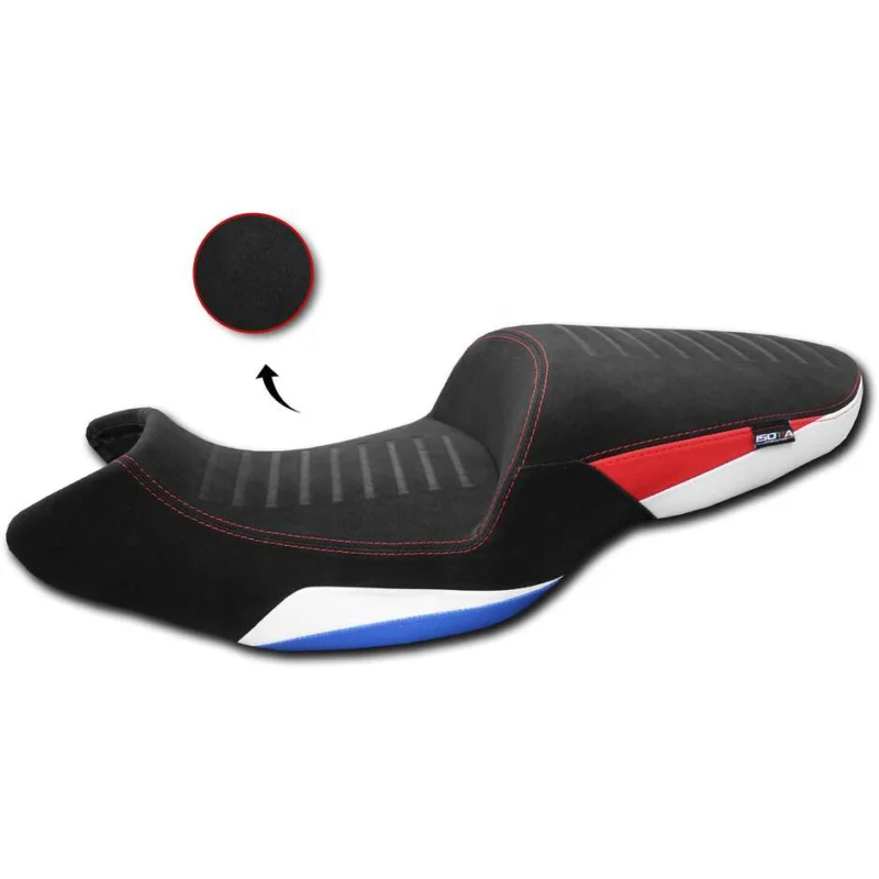 Complete Comfort Seat Lowered 2.5 cm Isotta BMW F 900XR From 2020 / F 900R From 2021 Blue Red White Compra Oggi Stesso