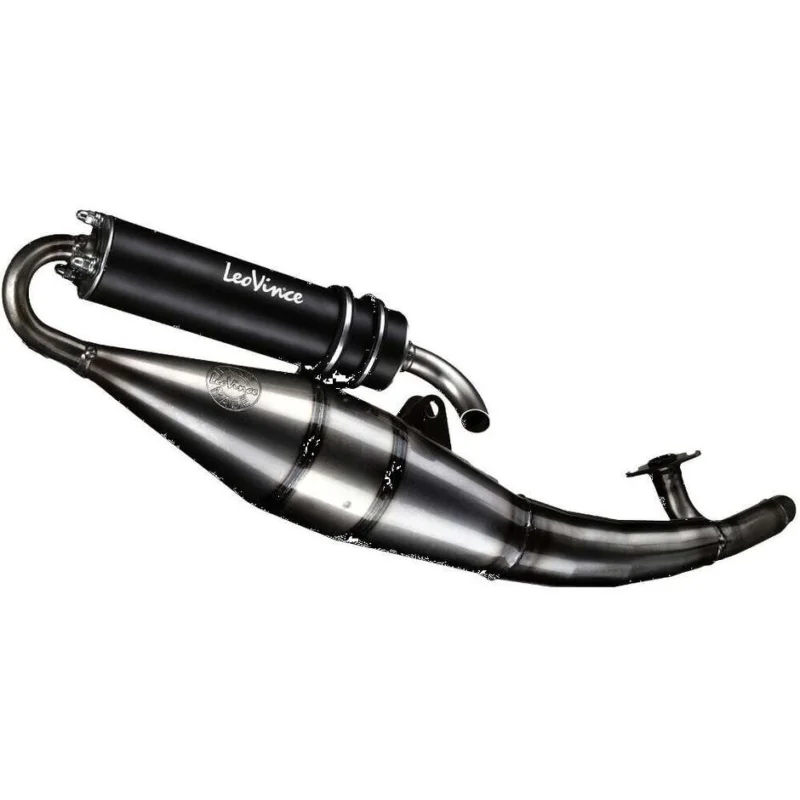 Spedito Oggi Complete Exhaust Full System Leovince TT Black Edition Hand Made Specific For APRILIA SR 50 R Factory (04-12)