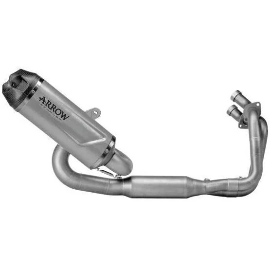 Complete exhaust system approved with Indy Race EVO titanium silencer for Kawasaki NINJA 650 (35Kw) / Z 650 (35Kw) (24-25) Promo Stagionale