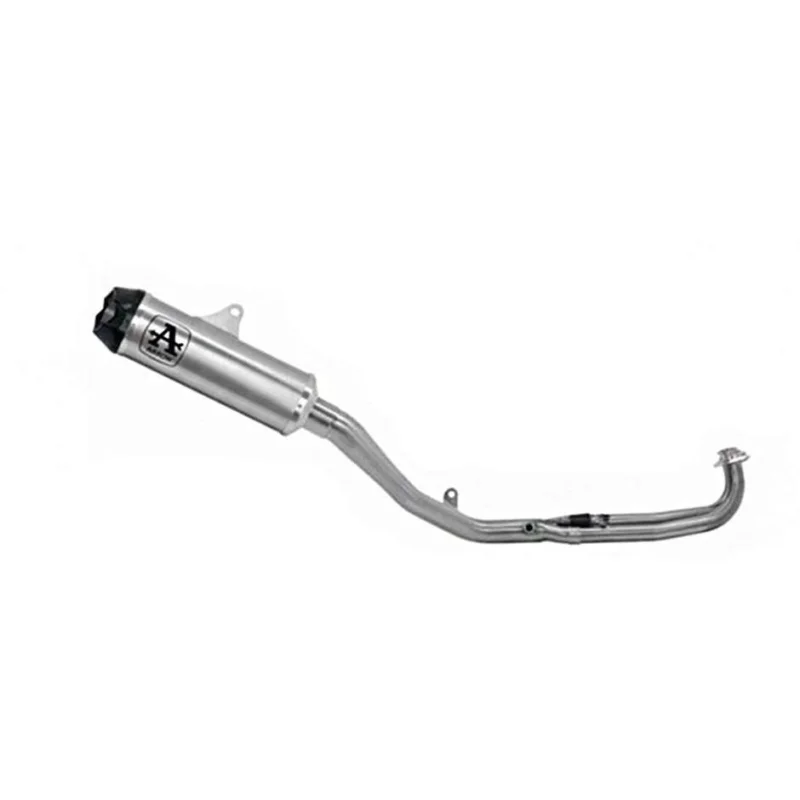 Spedizione Gratuita Complete racing exhaust with Indy Race titanium silencer for Yamaha TMAX 560 (25)