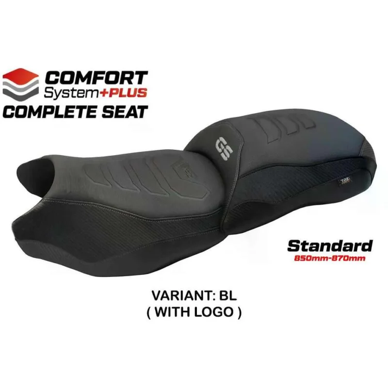 Esclusivo Complete seat TPZ Italia Specific BMWFor R 1200 GS 2013-2018 Model Mainz Complete Comfort System Plus - Standard