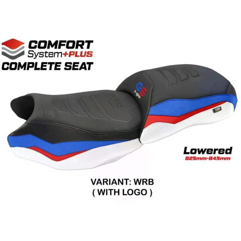 Ultimissimo Modello Complete seat TPZ Italia Specific BMWFor R 1250 GS 2019-2023 Model Paphos Complete Comfort System Plus - Lowered