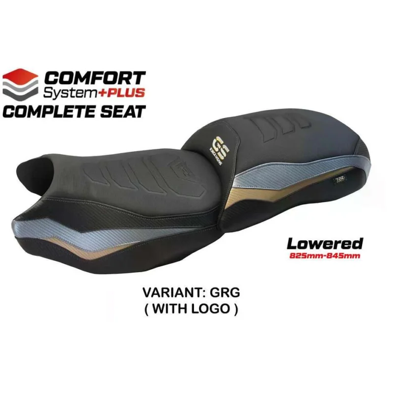 Complete seat TPZ Italia Specific BMWFor R 1250 GS 2019-2023 Model Paphos Complete Comfort System Plus - Lowered Spedizione Gratuita