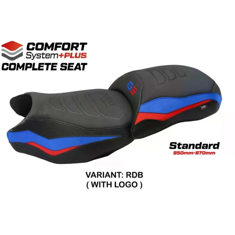 Spedito Oggi Complete seat TPZ Italia Specific BMWFor R 1250 GS 2019-2023 Model Paphos Complete Comfort System Plus - Standard