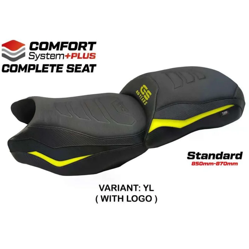 Complete seat TPZ Italia Specific BMWFor R 1250 GS 2019-2023 Model Paphos Complete Comfort System Plus - Standard Direttamente Dal Produttore