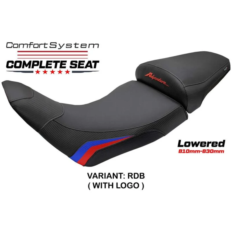 Ultime Pezzi Complete seat TPZ Italia Specific HonPer for Africa Twin 1100 2020-2025 Model Asmara Comfort System - Lowered