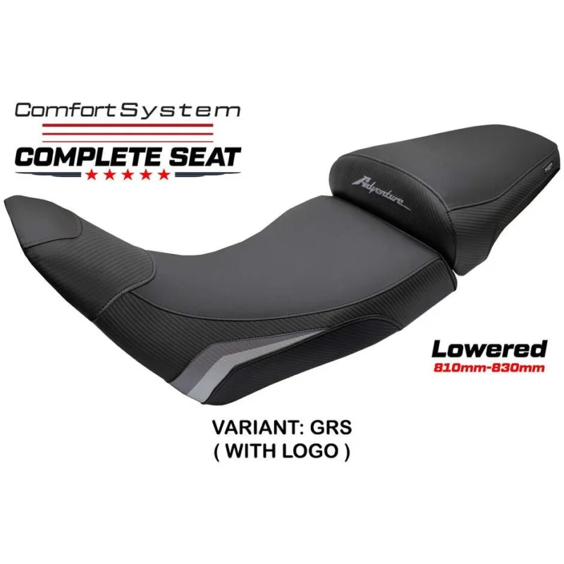 Solo Oggi Complete seat TPZ Italia Specific HonPer for Africa Twin 1100 2020-2025 Model Asmara Comfort System - Lowered