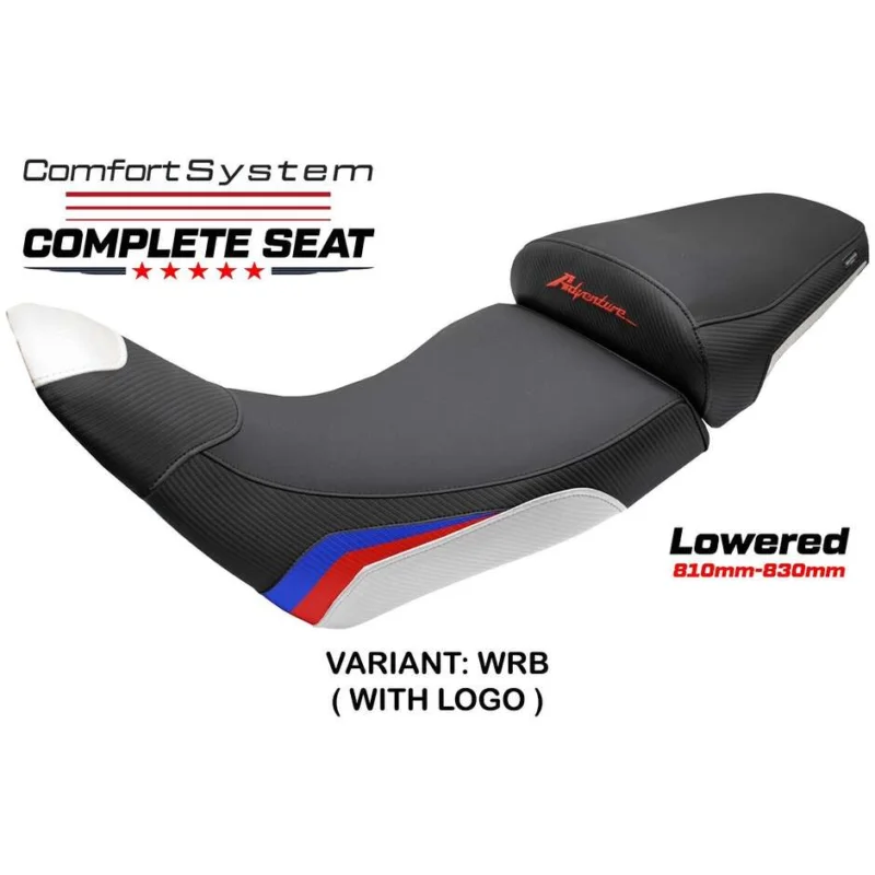 Complete seat TPZ Italia Specific HonPer for Africa Twin 1100 2020-2025 Model Asmara Comfort System - Lowered Subito Disponibile