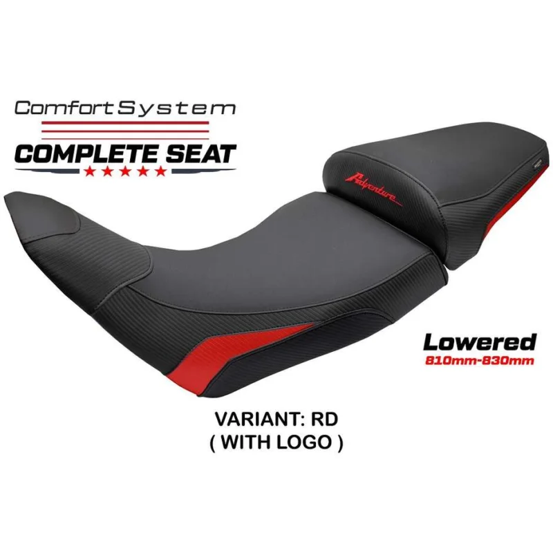 Complete seat TPZ Italia Specific HonPer for Africa Twin 1100 2020-2025 Model Asmara Comfort System - Lowered Ultima Occasione