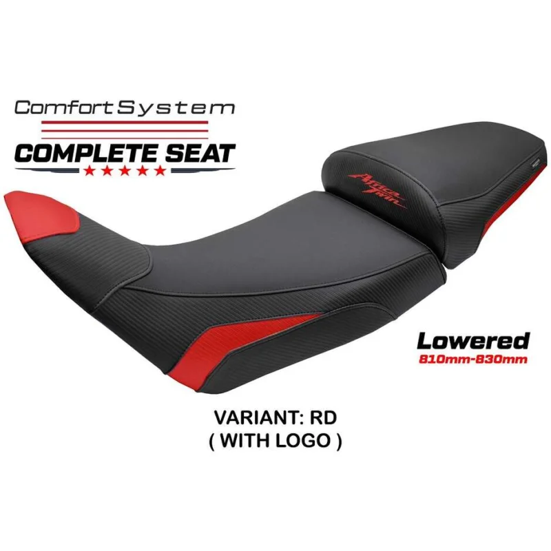 Di Tendenza Complete seat TPZ Italia Specific HonPer for Africa Twin 1100 2020-2025 Model Asmara Comfort System - Lowered