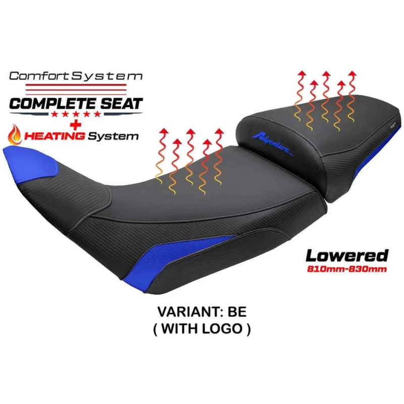 Complete seat TPZ Italia Specific HonPer for Africa Twin 1100 2020-2025 Model Asmara Heating Comfort System - Lowered Super Prezzo