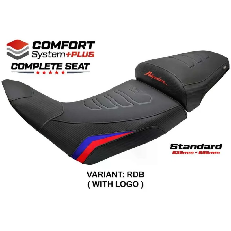 Complete seat TPZ Italia Specific HonPer for Africa Twin 2020-2025 Model Asmara Comfort System Plus Promo Stagionale