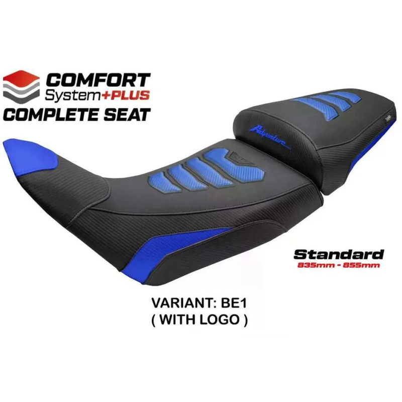 Complete seat TPZ Italia Specific HonPer for Africa Twin 2020-2025 Model Asmara Comfort System Plus Nuovo Arrivo