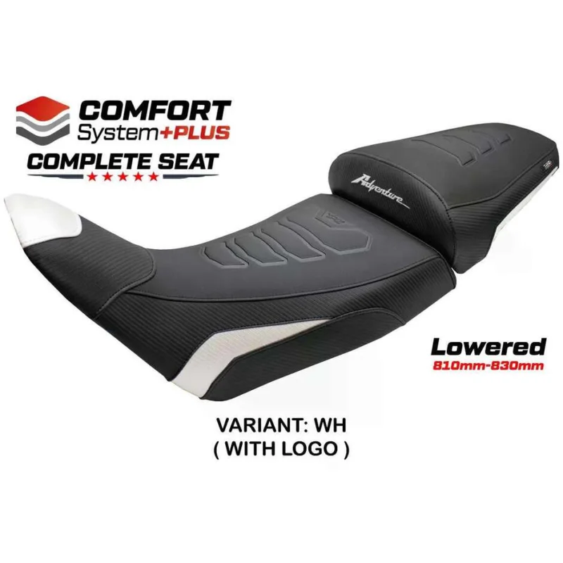 Compra Online Complete seat TPZ Italia Specific HonPer for Africa Twin 2020-2025 Model Asmara Comfort System Plus - Lowered